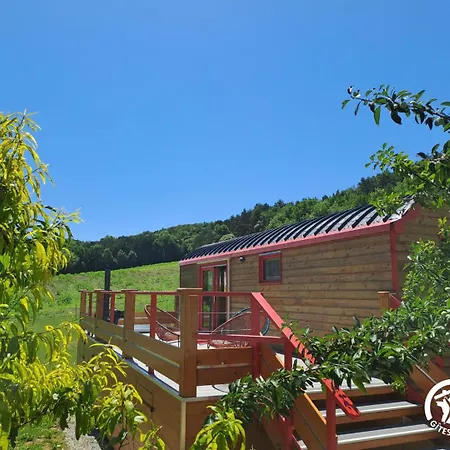 別荘 La Roulotte Du Tonnelier Castelnau-de-Montmiral